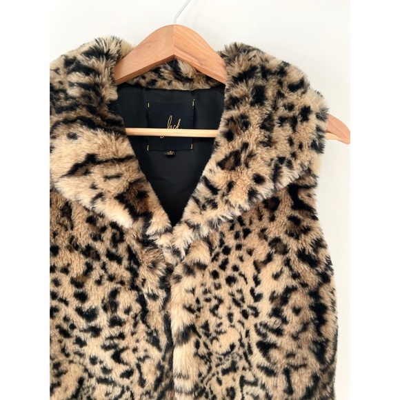 🐆 JACK by BB Dakota Fayola Leopard Faux Fur Vest 🌼 - Picture 8 of 16